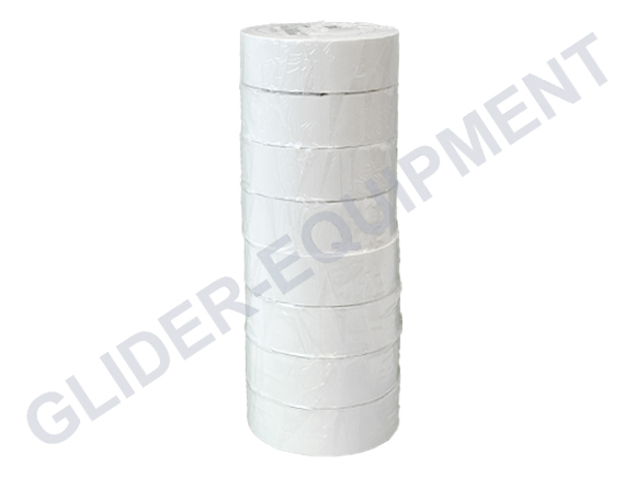 Nitto afplaktape 25mm   8 ROLLEN [PVC21-25MMx20M-WIT]